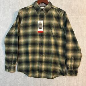 Weatherproof Vintage Men's Flannel Shirt, Multi (Brown), Size M